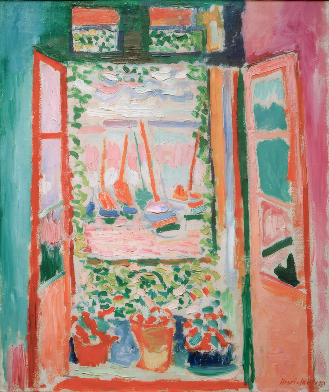 Otevřené okno od Henri Matisse