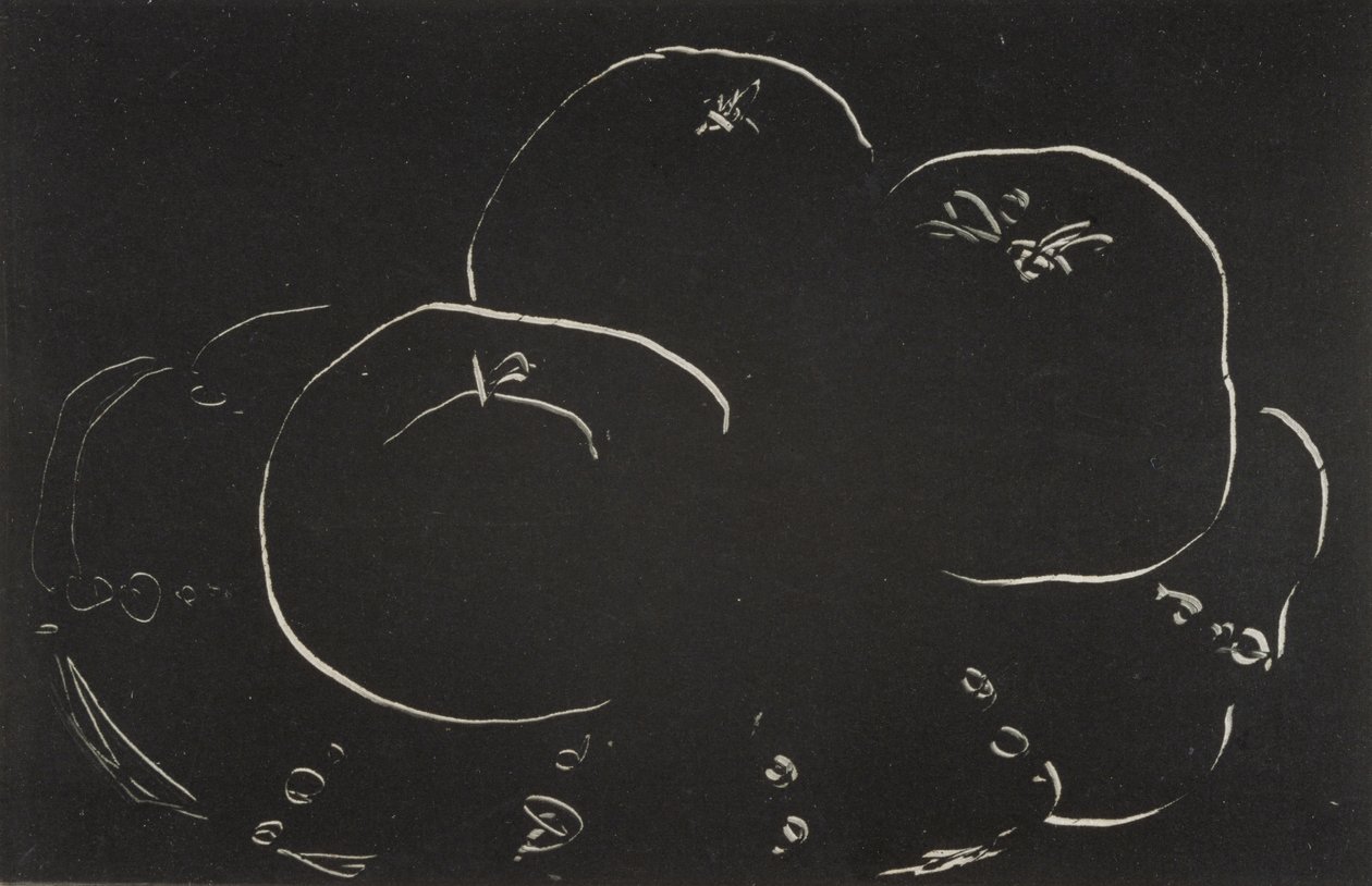 Tři jablka a talíř od Henri Matisse