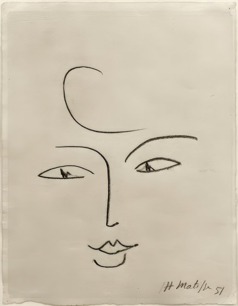 Obličej od Henri Matisse