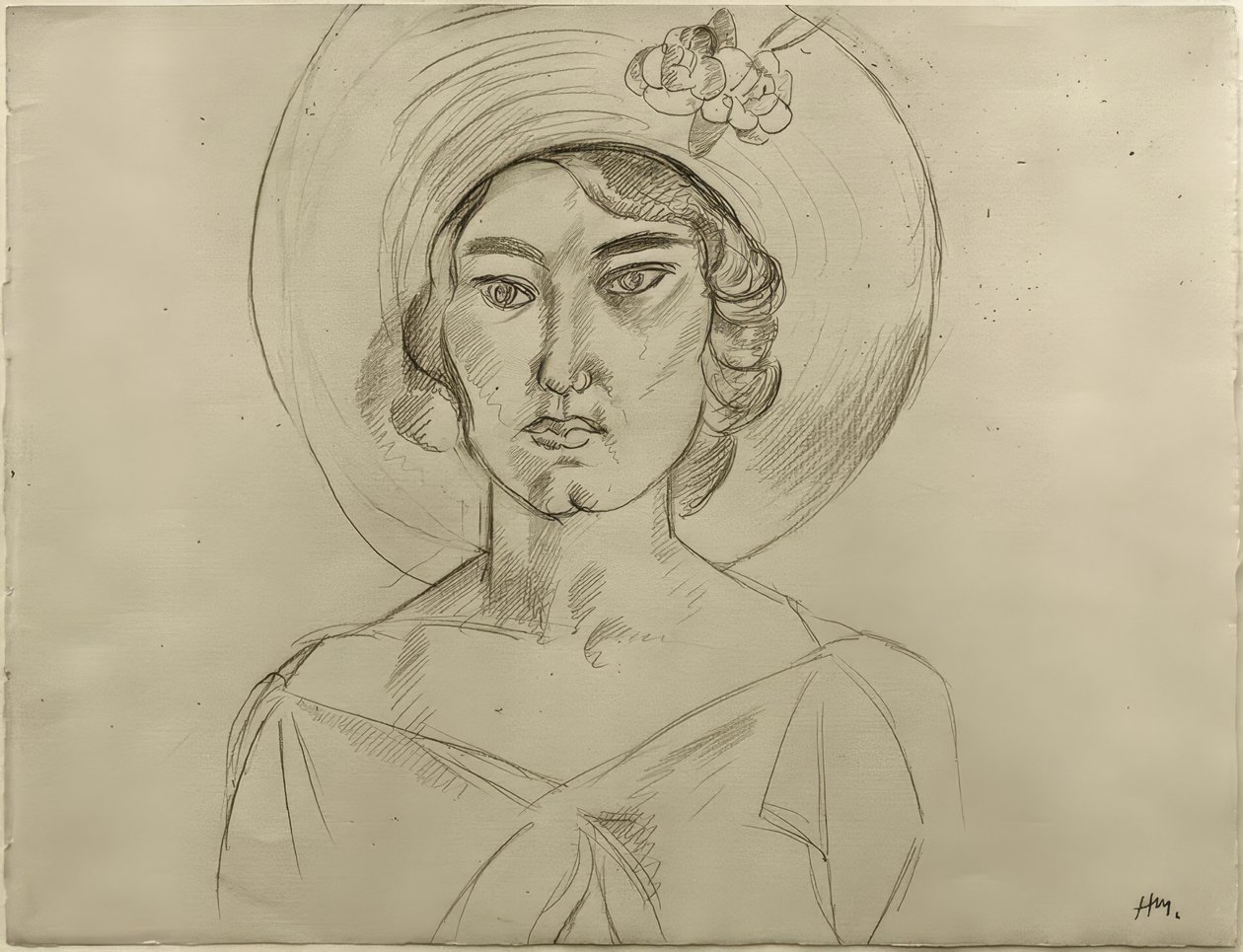 Žena s kloboukem od Henri Matisse