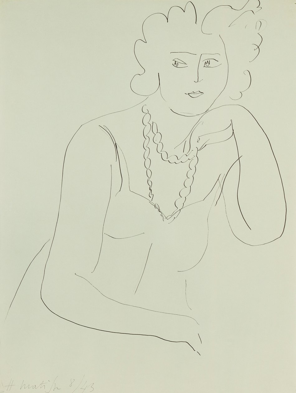 Žena s náhrdelníkem od Henri Matisse