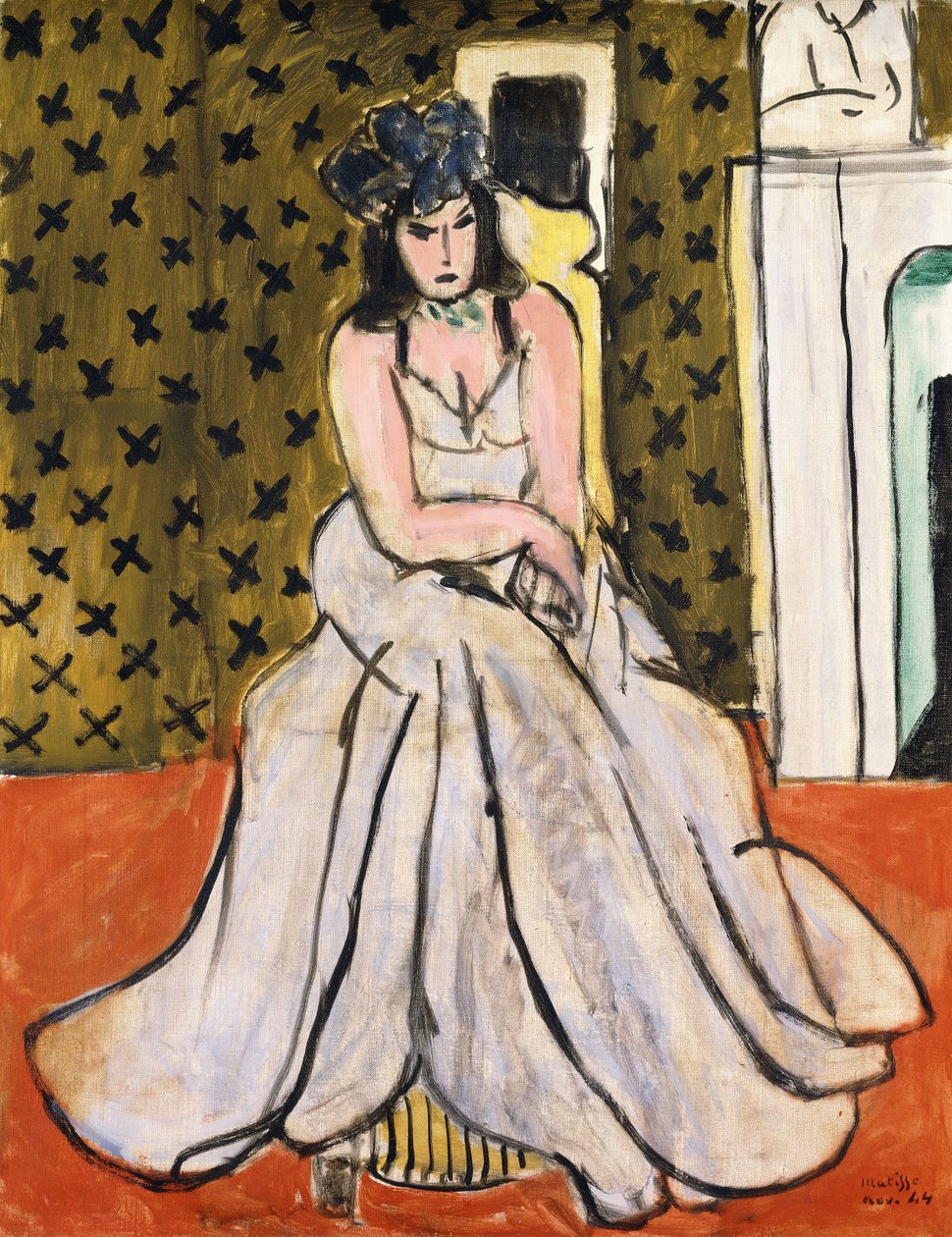 Žena s modrým kloboukem od Henri Matisse