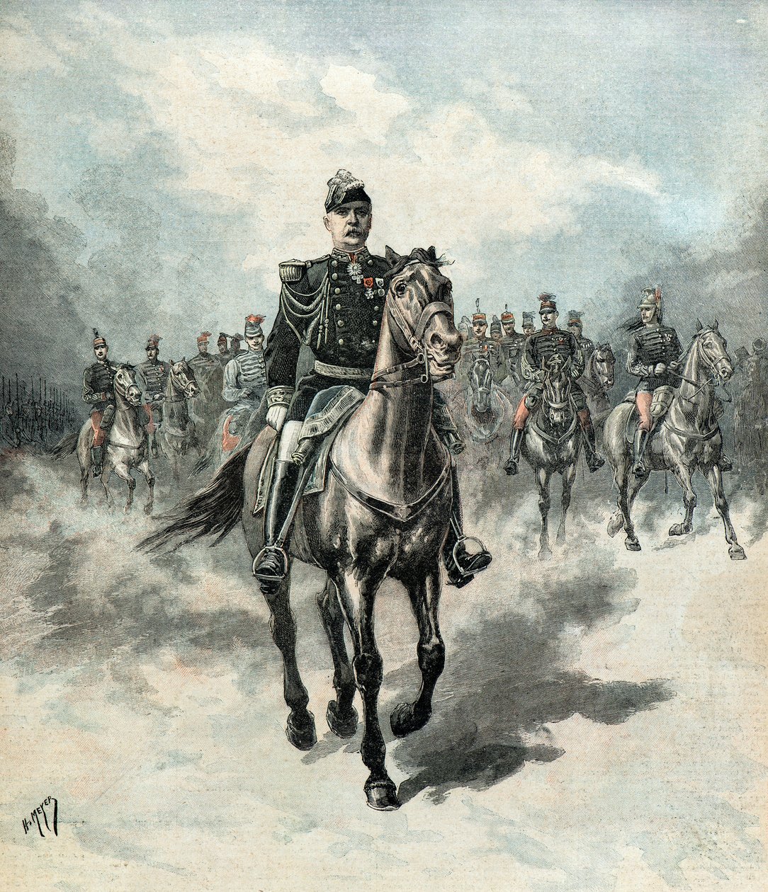 Vjezd General de France do Lille od Henri Meyer