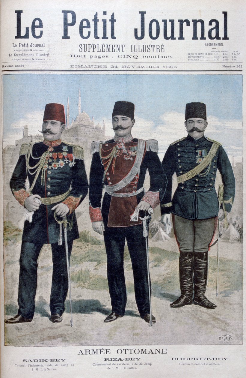 Osmanská armáda, 1895 od Henri Meyer