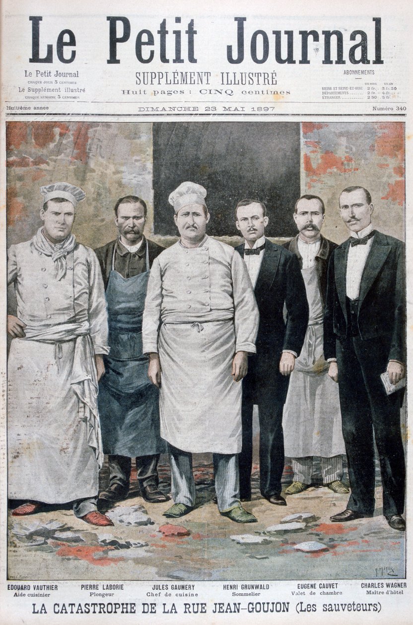 Katastrofa v Rue Jean-Goujon, Paříž, 1897 od Henri Meyer