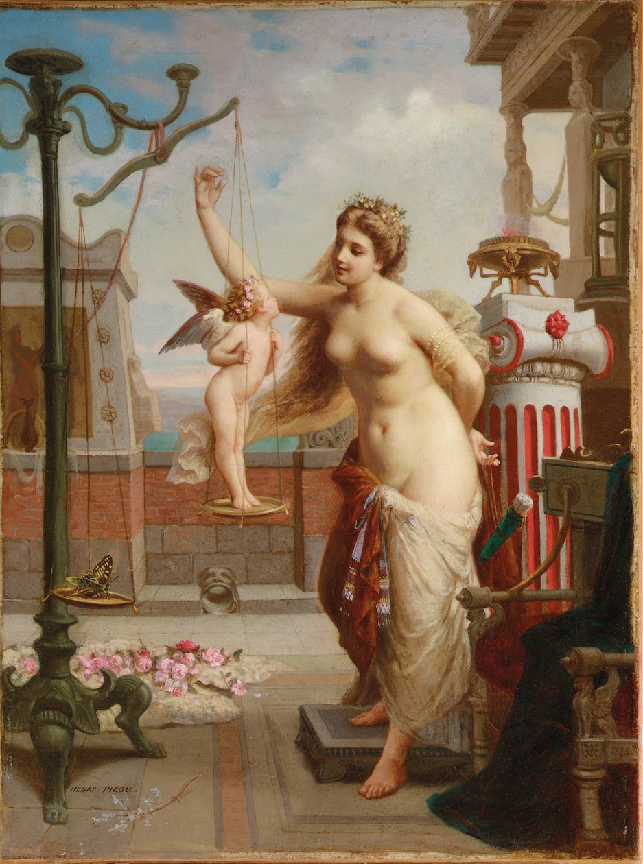 Vážení Cupid od Henri Pierre Picou