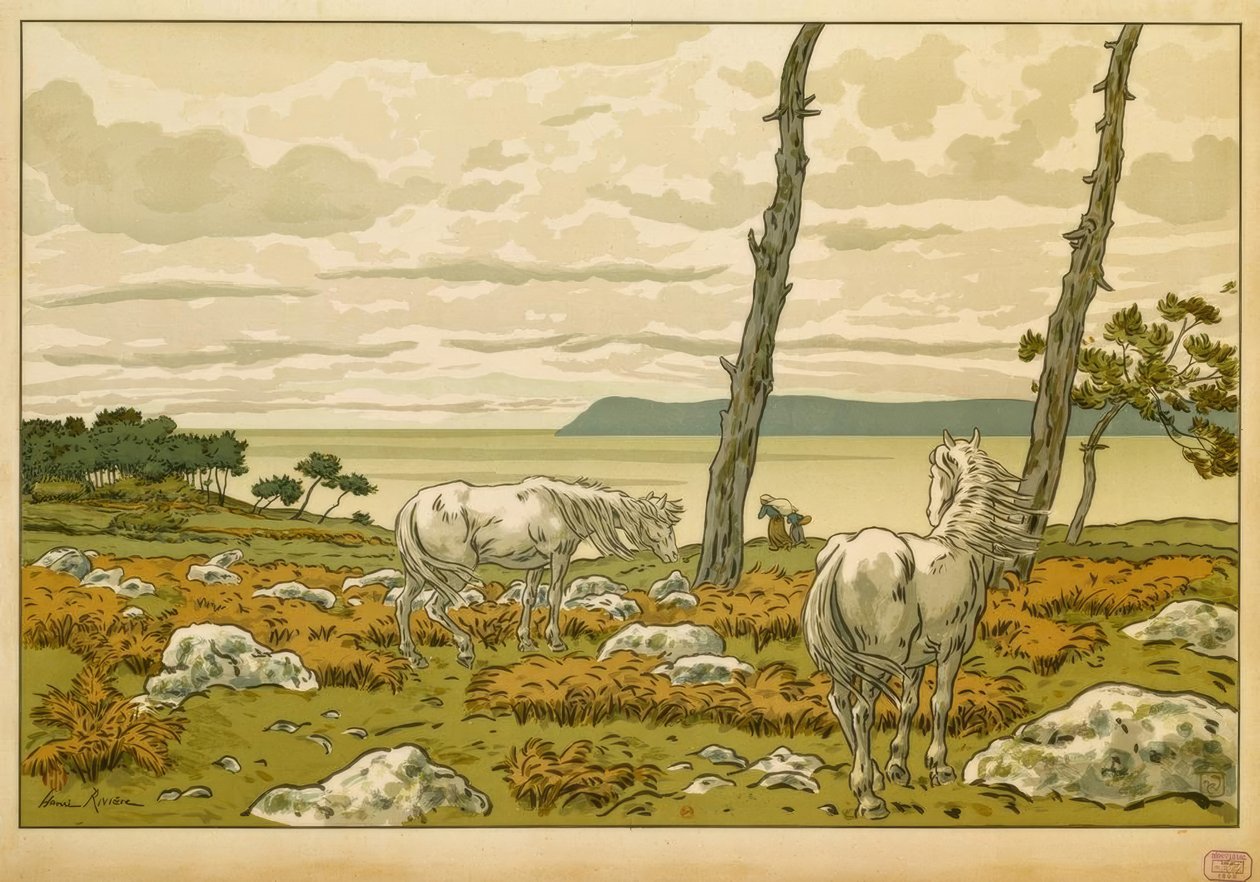 V koupelně od Henri Rivière