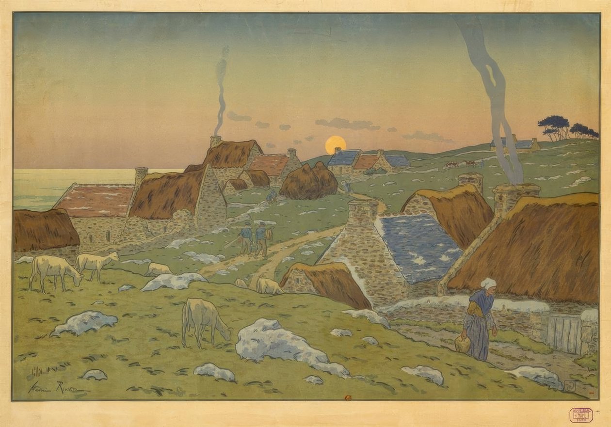 Východ Měsíce od Henri Rivière
