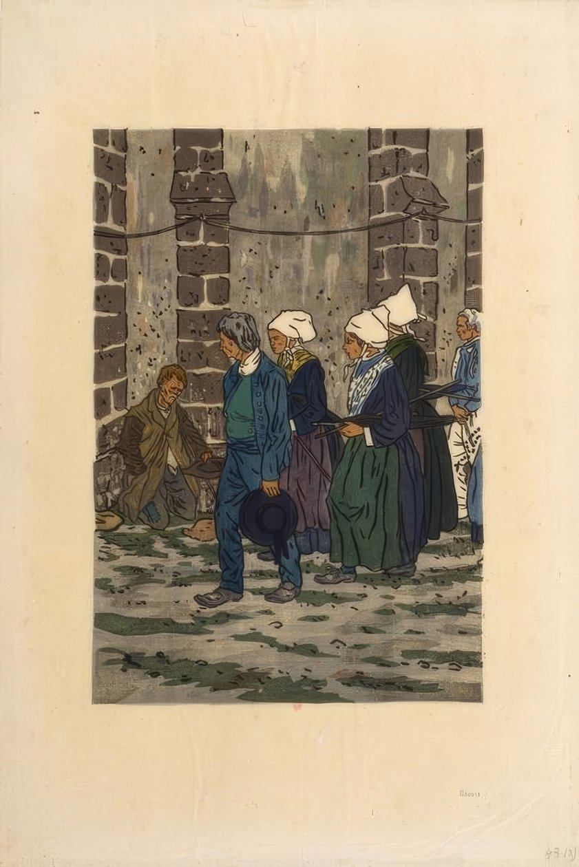 Pardon Sainte-Anne-la-Palud od Henri Rivière