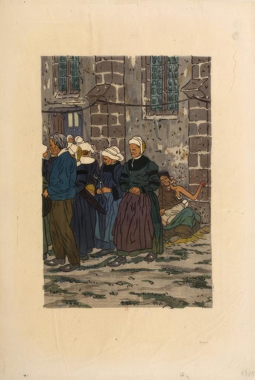 Pardon Sainte-Anne-la-Palud od Henri Rivière