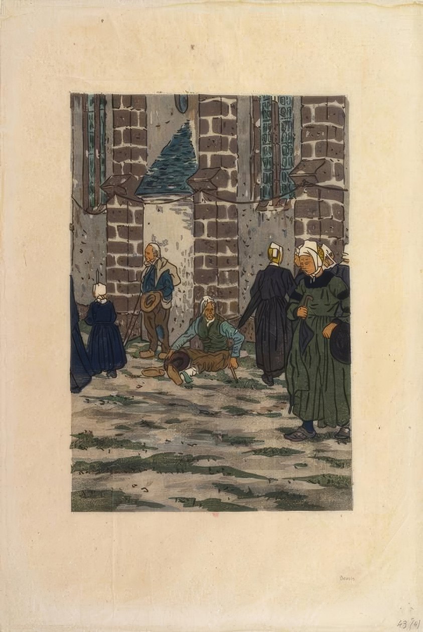 Pardon Sainte-Anne-la-Palud od Henri Rivière