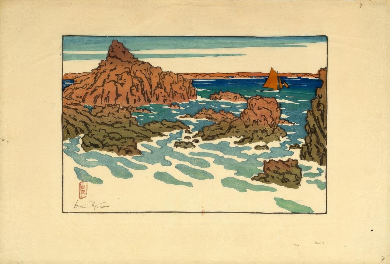 Le Perron (Saint-Briac) od Henri Rivière