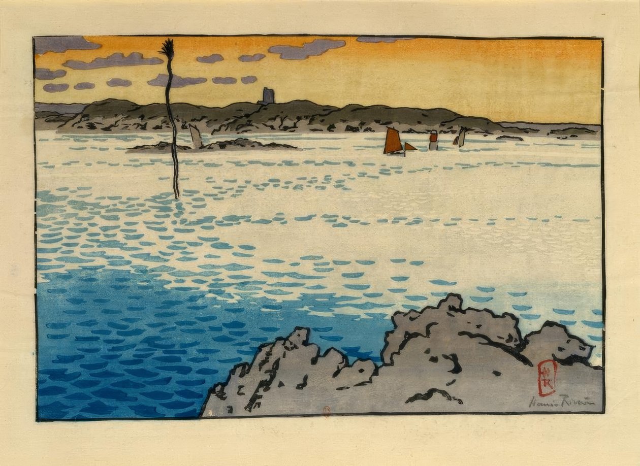 Les Ebihiens (Saint-Briac) od Henri Rivière