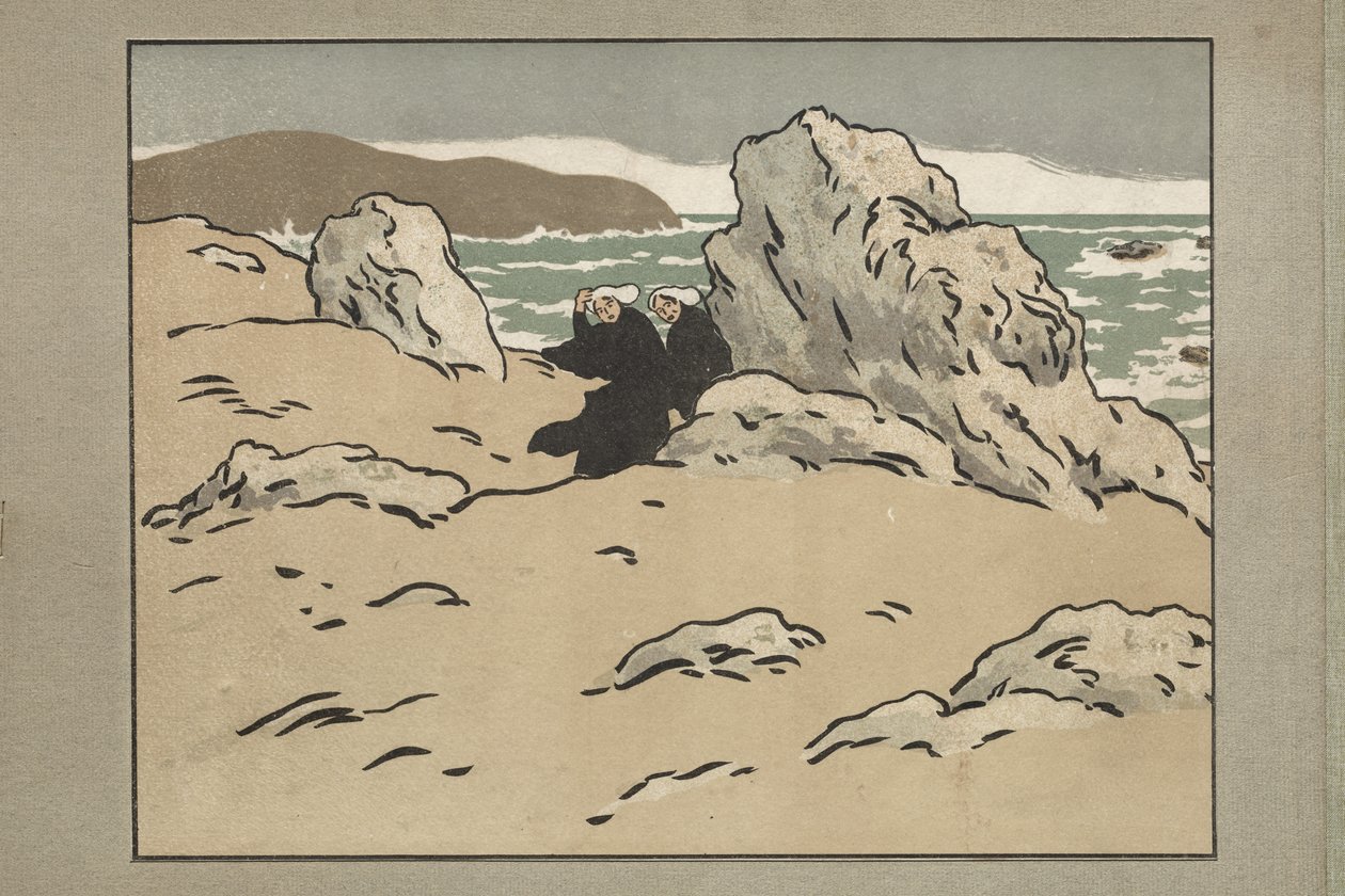 The Wandering Žid: Zadní strana obálky od Henri Rivière