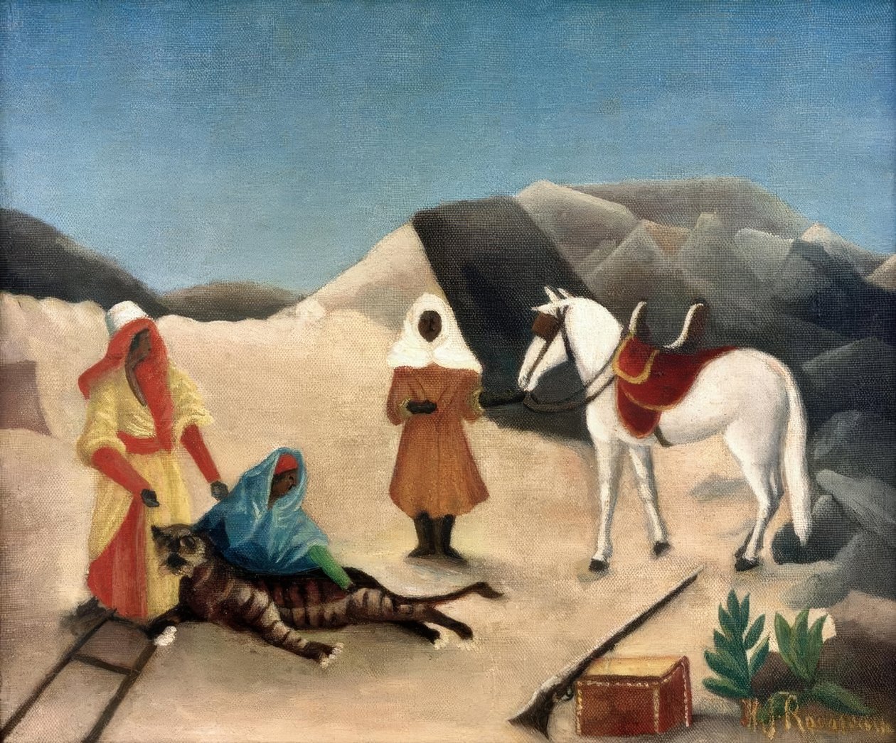 Lov tygrů od Henri Rousseau