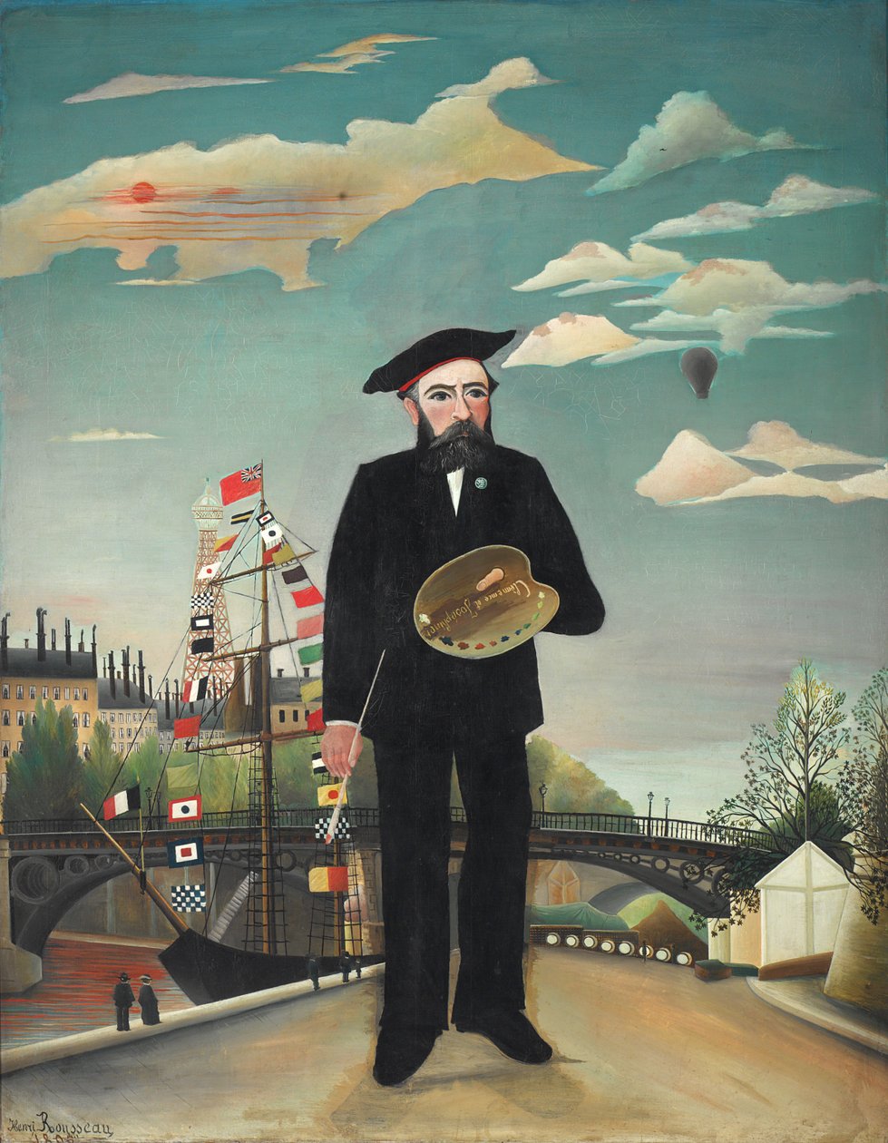 Já: Portrét - Krajina od Henri Rousseau