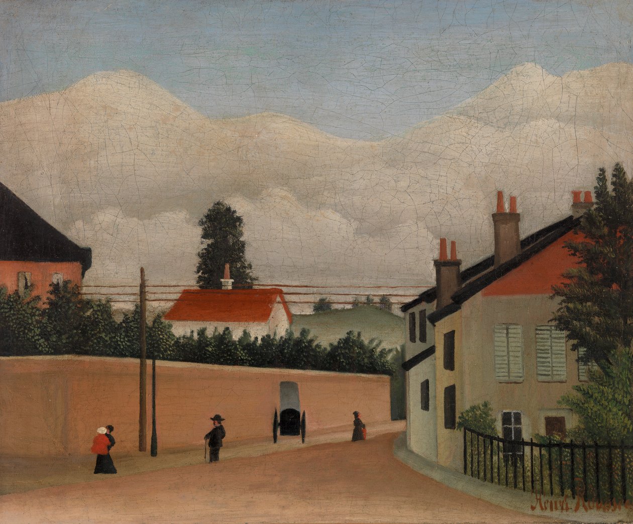 Předměstí Paříže (Environs de Paris) od Henri Rousseau