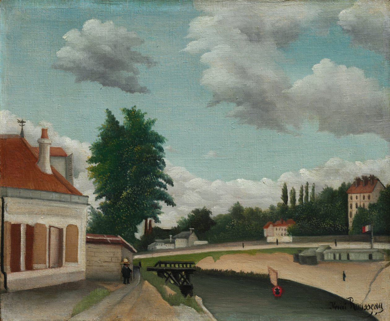 Předměstí Paříže, c. 1897-1905. od Henri Rousseau