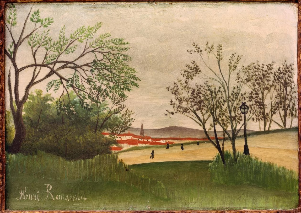 Krajina zvonice od Henri Rousseau