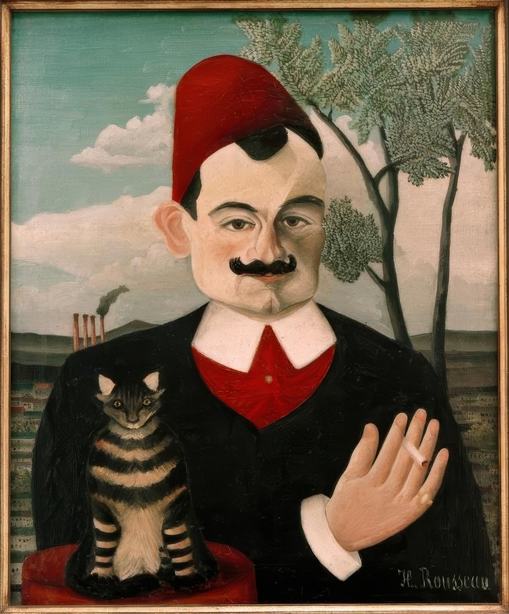 Portrét Monsieur X (Pierre Loti) od Henri Rousseau