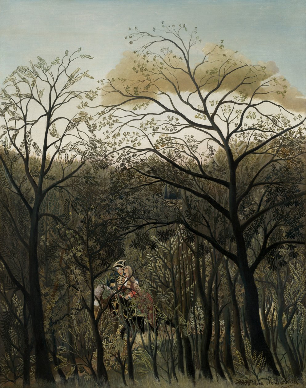 Randezvous in the Forest, 1889. od Henri Rousseau
