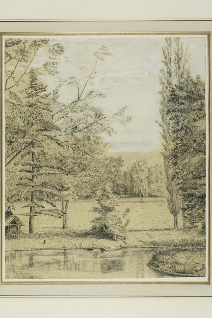Říční a parková krajina od Henri Rousseau