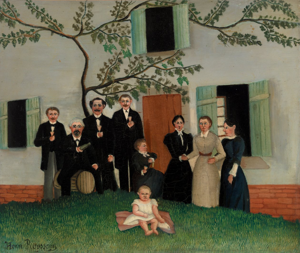 Rodina (La Famille) od Henri Rousseau