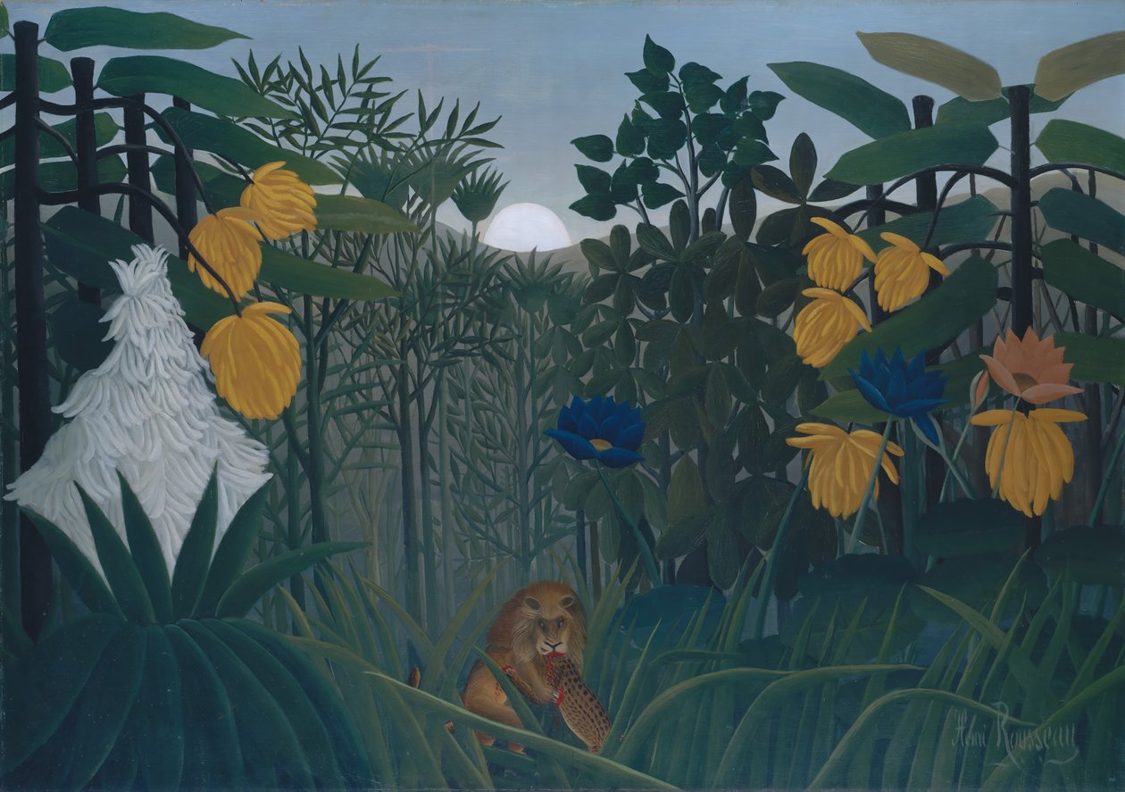 The Repast of the Lion, ca. 1907. od Henri Rousseau