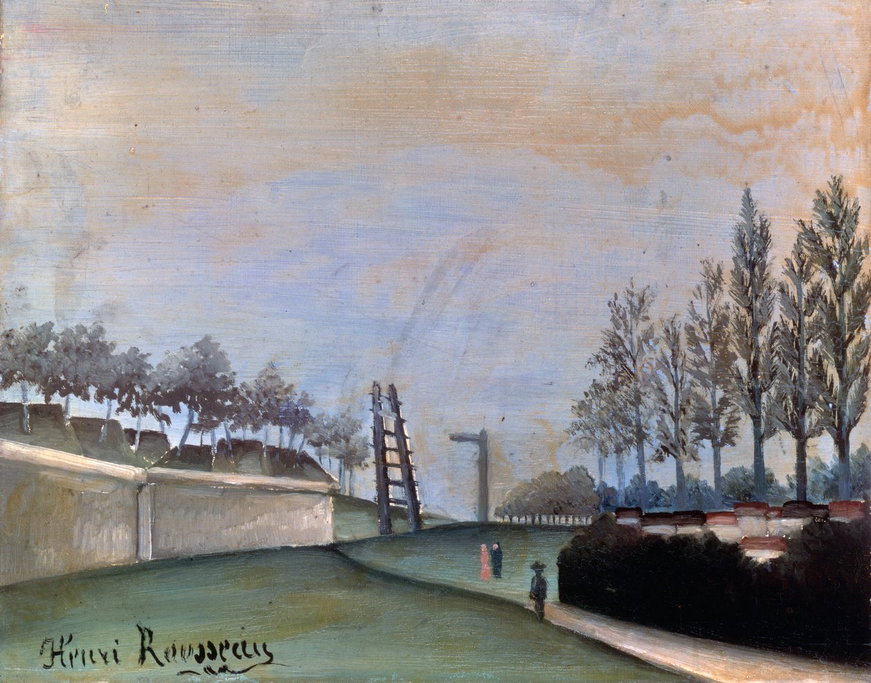 Pohled na Vanves, 1909. od Henri Rousseau