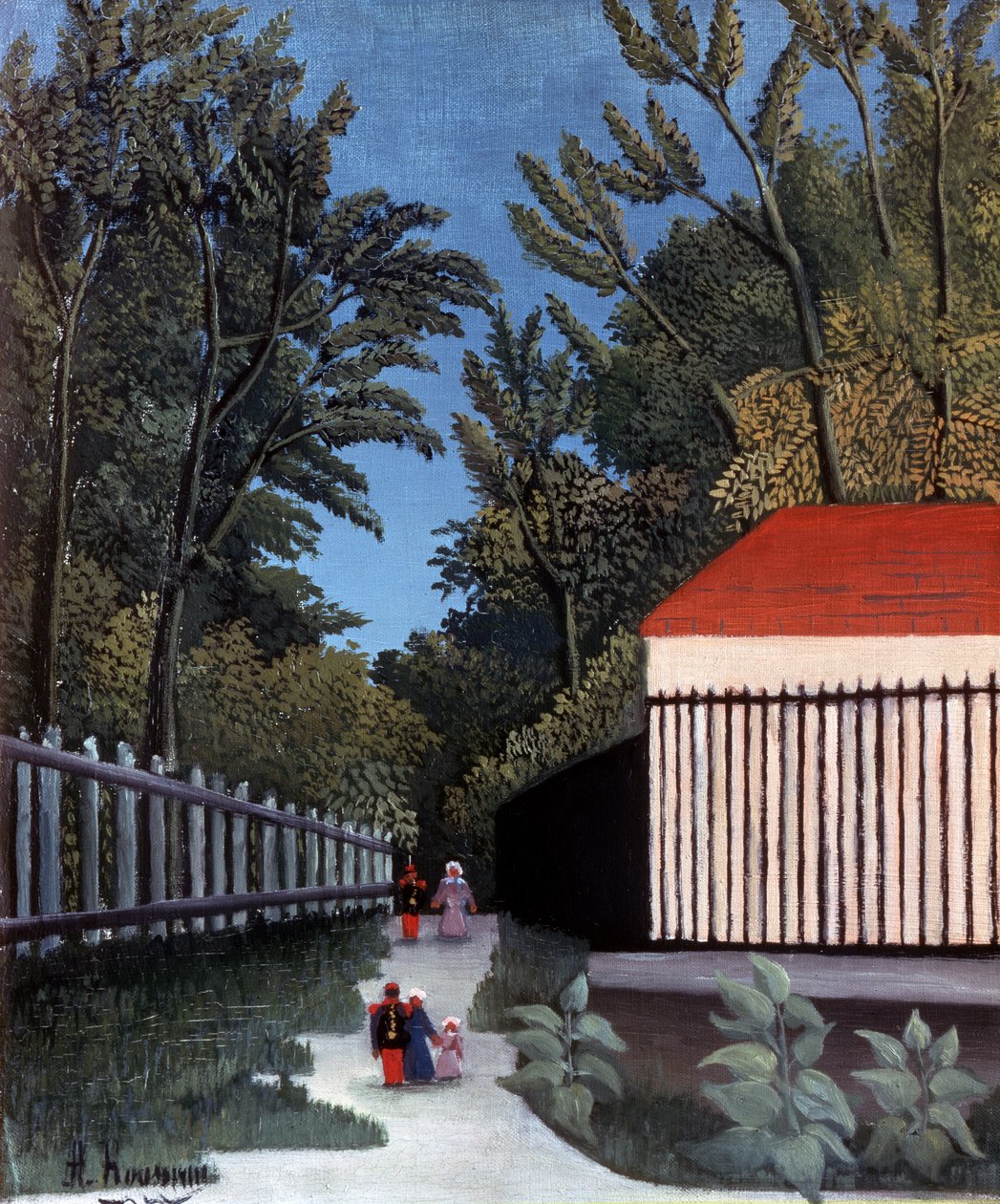 Pohled na park Montsouris, 1910 od Henri Rousseau