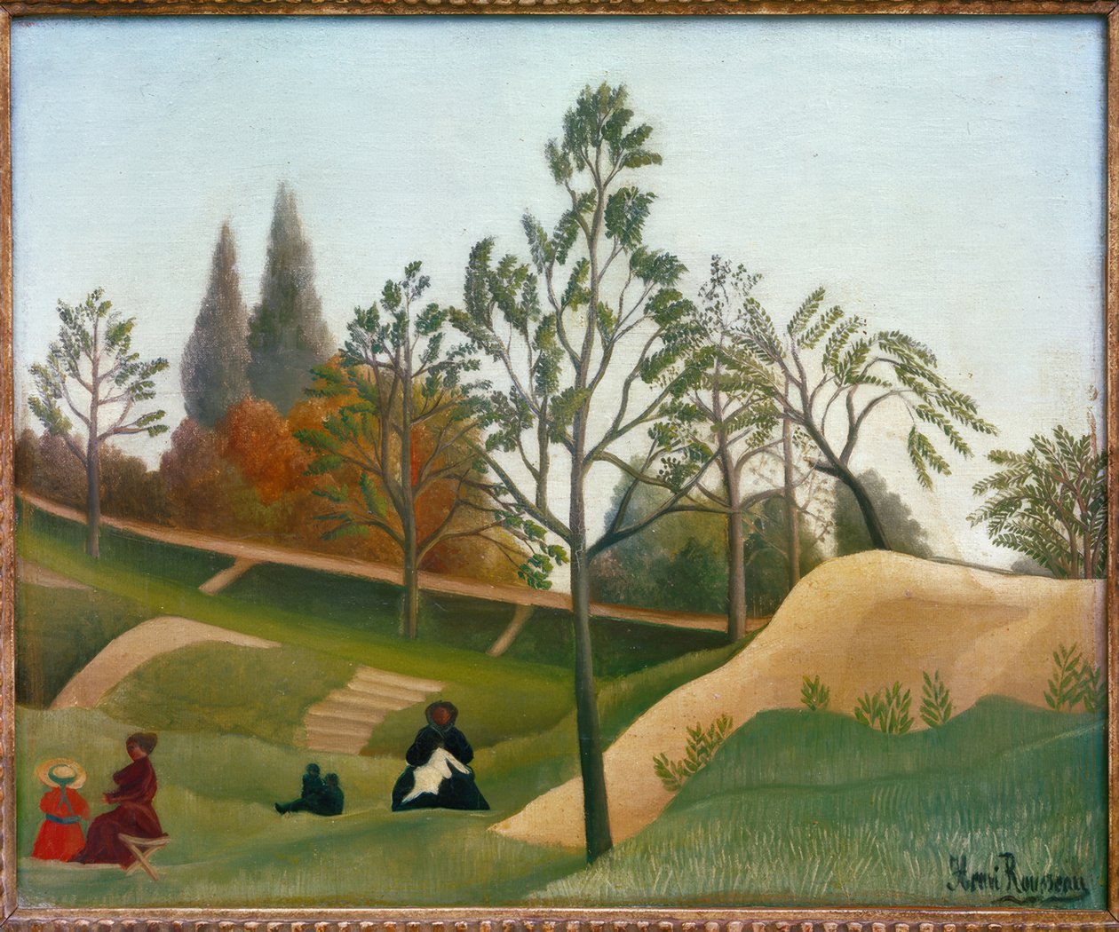 Pohled na opevnění od Henri Rousseau