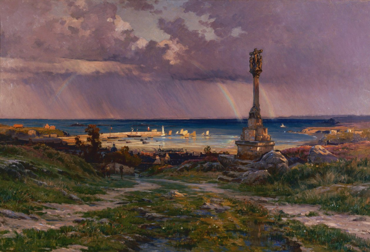 Po bouři v Portrieux od Henri Saintin
