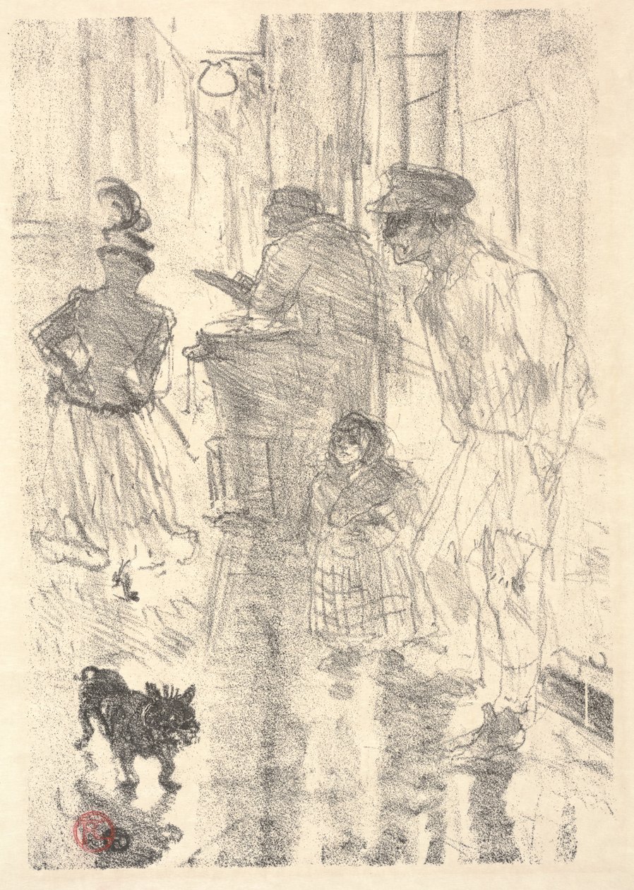 Vizáž (litho) od Henri de Toulouse Lautrec
