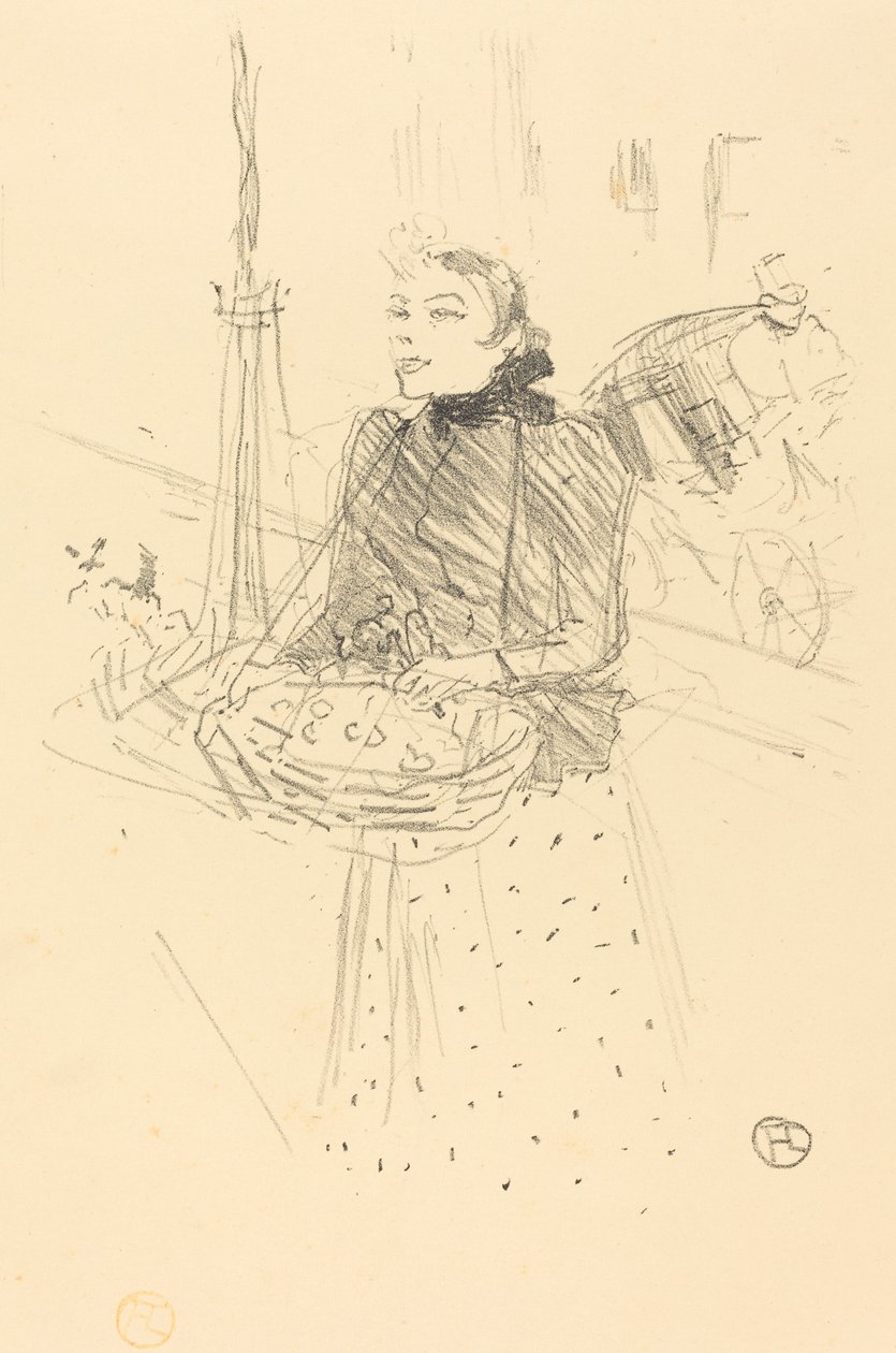 Kup moje krásné fialky, 1895. od Henri de Toulouse Lautrec