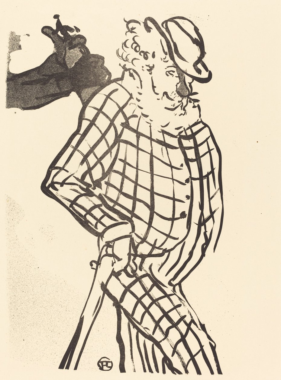 Americký zpěvák Americký zpěvák, 1893. od Henri de Toulouse Lautrec