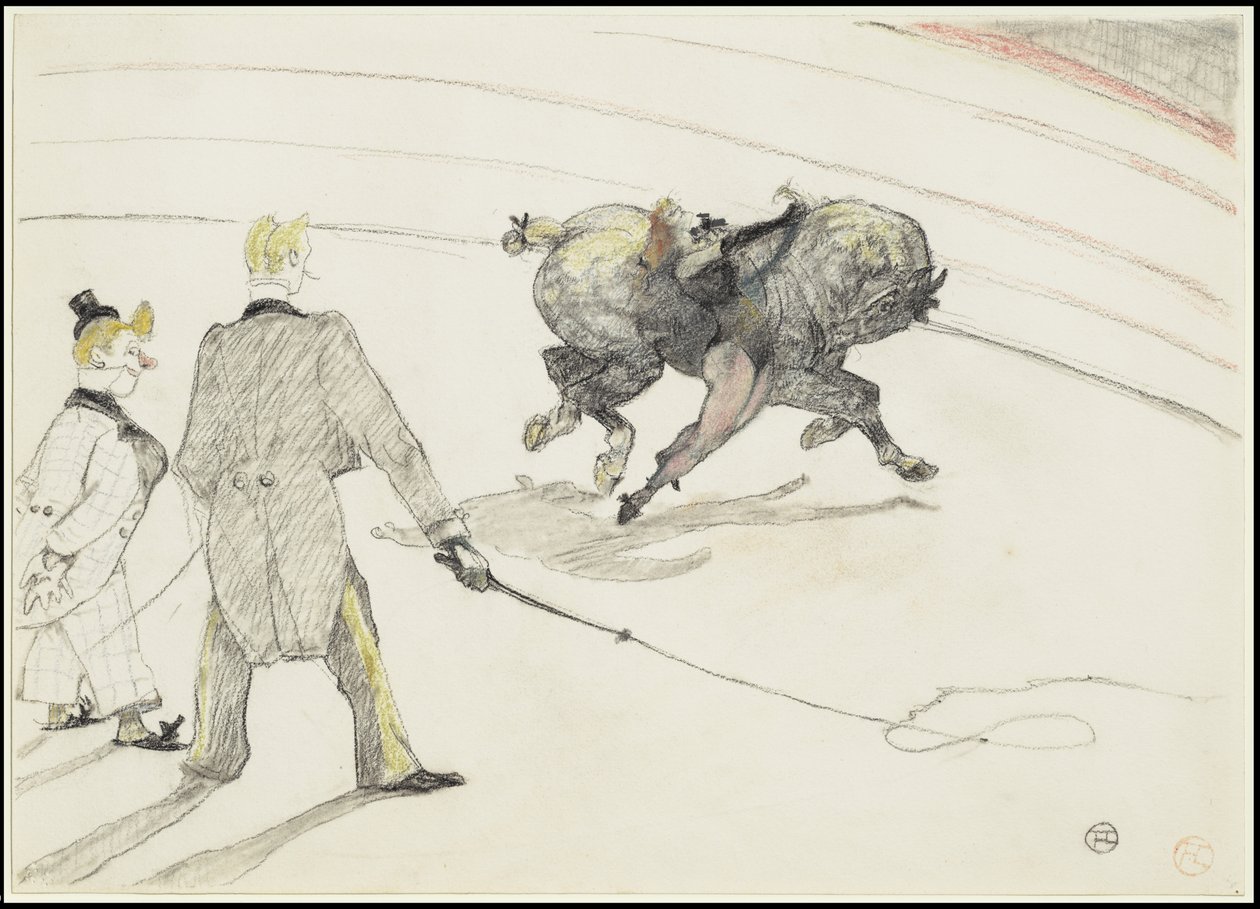V cirkuse: Akrobati, 1899 od Henri de Toulouse Lautrec