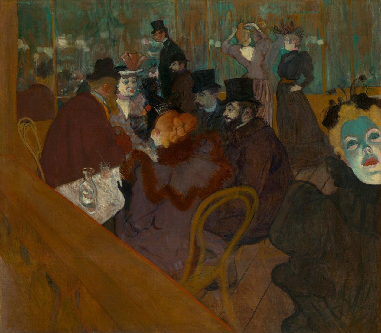 V Moulin Rouge od Henri de Toulouse Lautrec