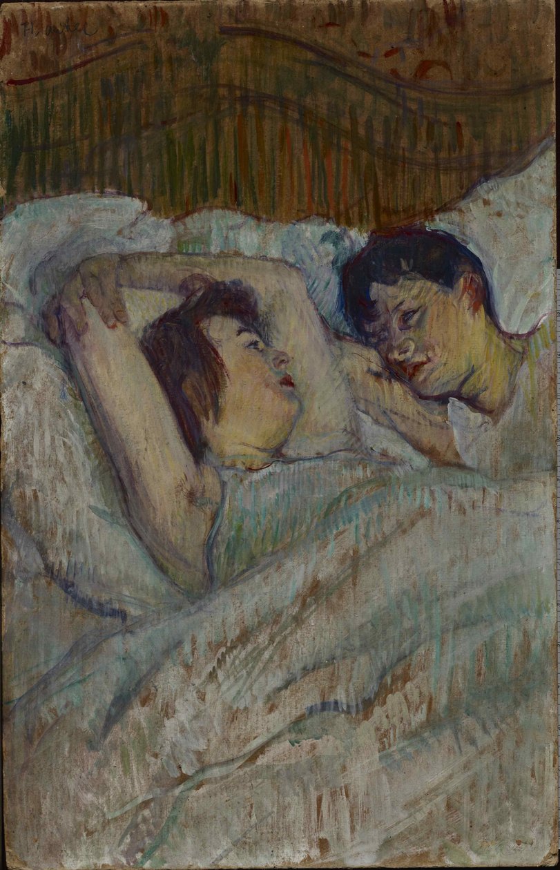V posteli, 1892. od Henri de Toulouse Lautrec