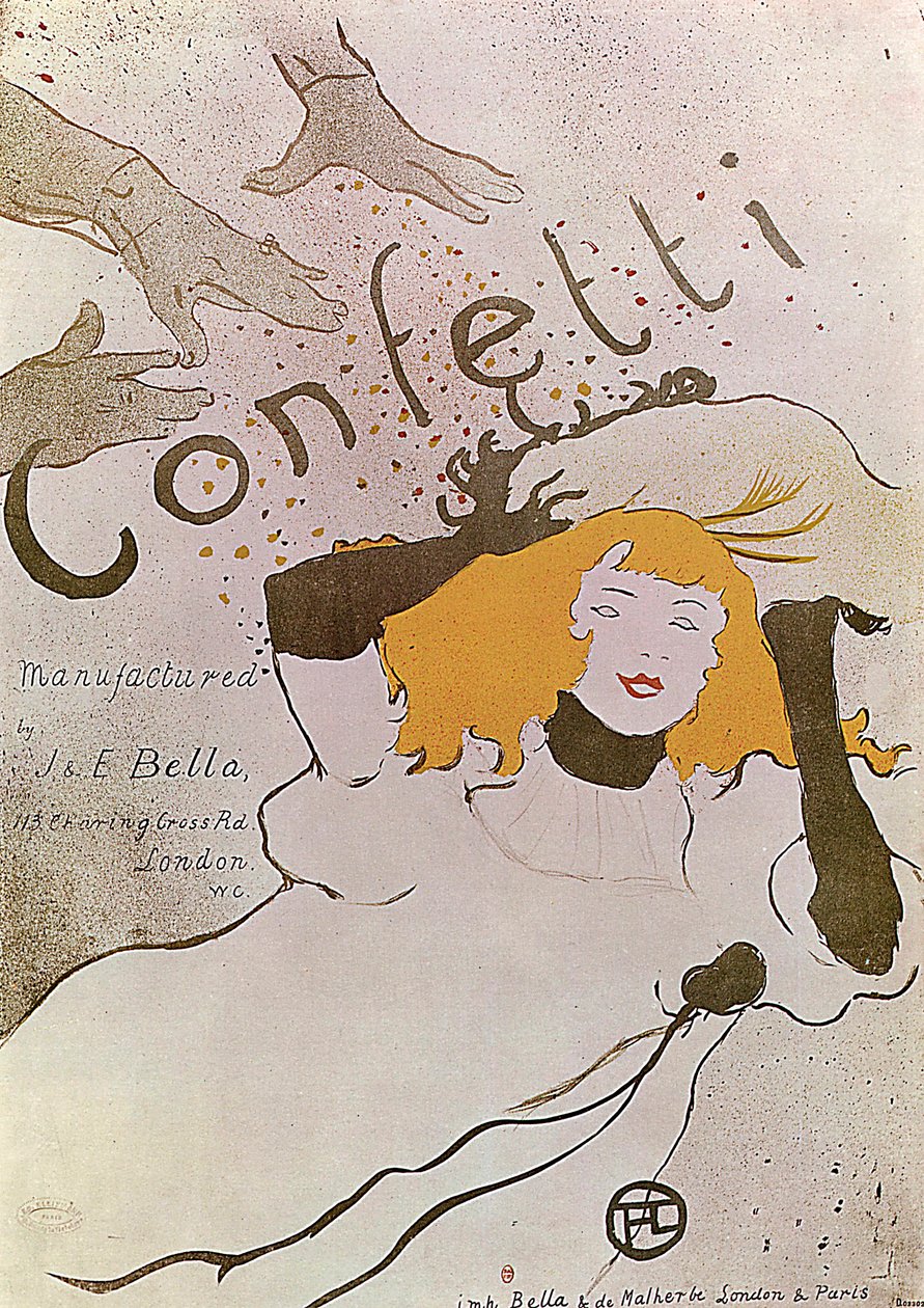 Konfety, 1893. od Henri de Toulouse Lautrec