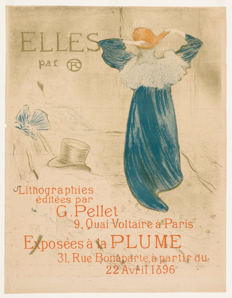 Elles: Frontispis, 1896. od Henri de Toulouse Lautrec