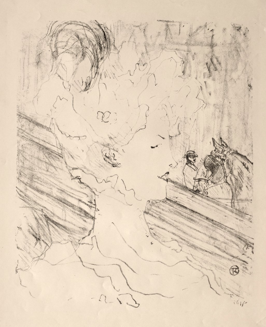 Emilienne dAlençon. od Henri de Toulouse Lautrec