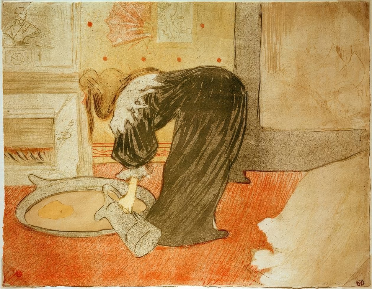 Žena ve vaně od Henri de Toulouse Lautrec
