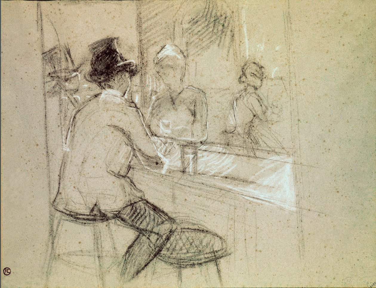 Gin koktejly od Henri de Toulouse Lautrec