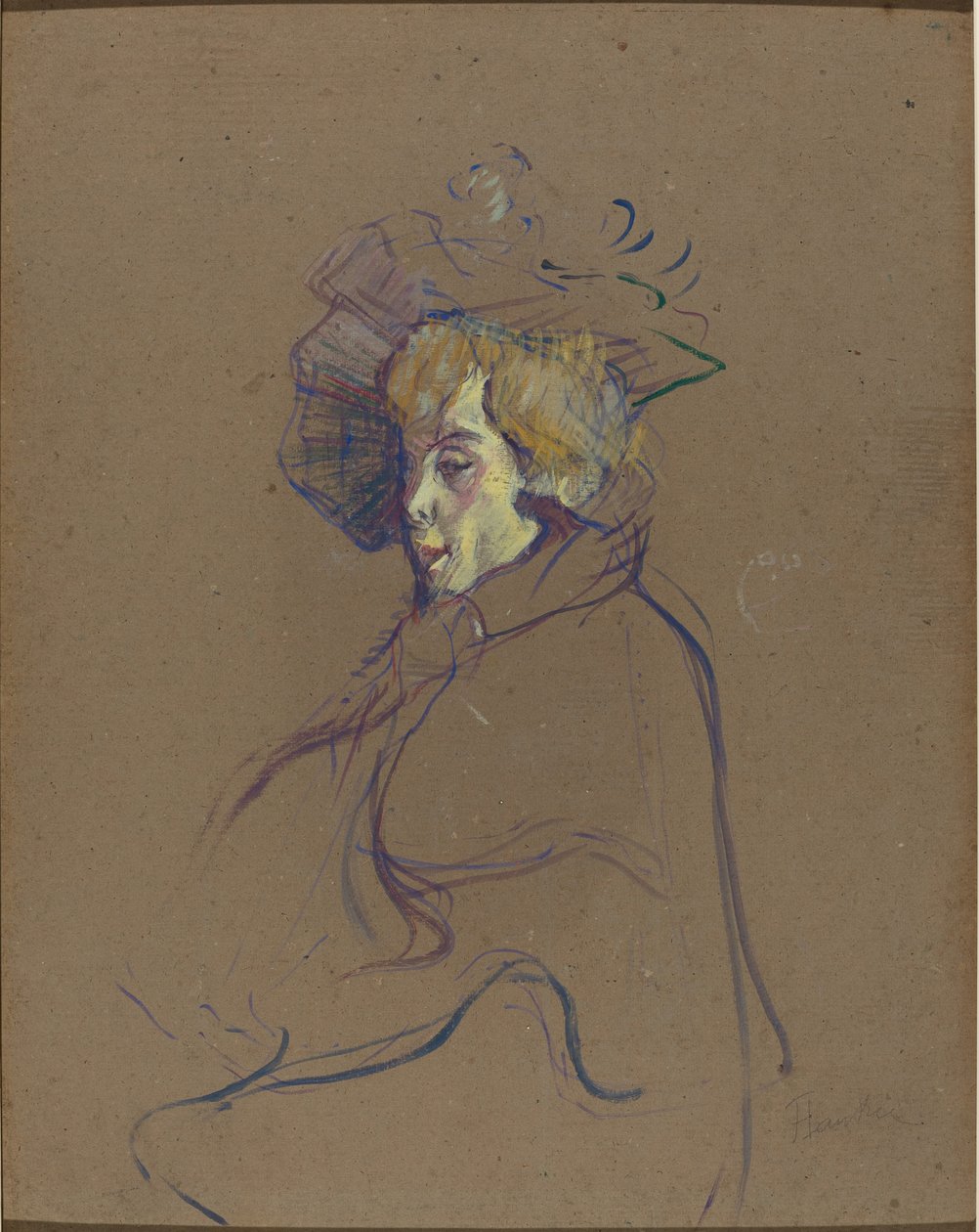 Jane Avril, 1892. od Henri de Toulouse Lautrec