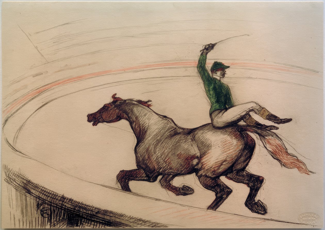 Žokej od Henri de Toulouse Lautrec