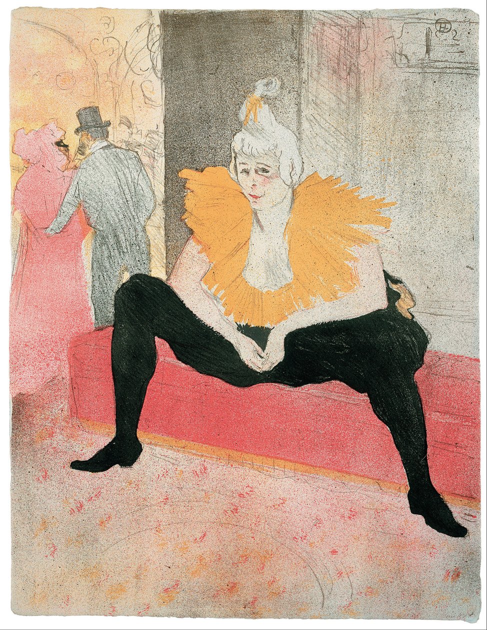 La Clownesse assise od Henri de Toulouse Lautrec