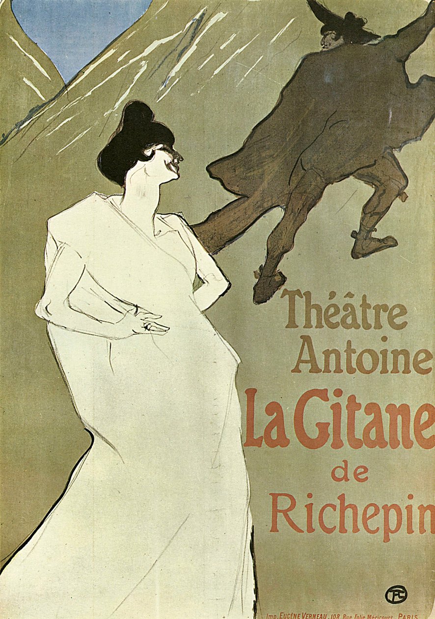Cikán, 1899-1900. od Henri de Toulouse Lautrec