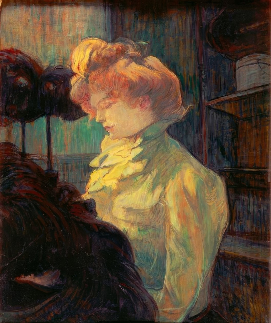 La Modiste (mademoiselle Louise Blouet) od Henri de Toulouse Lautrec