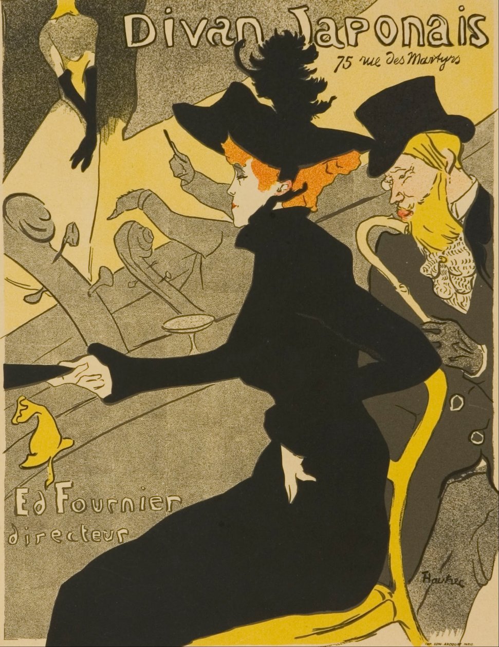 Japonský divan od Henri de Toulouse Lautrec