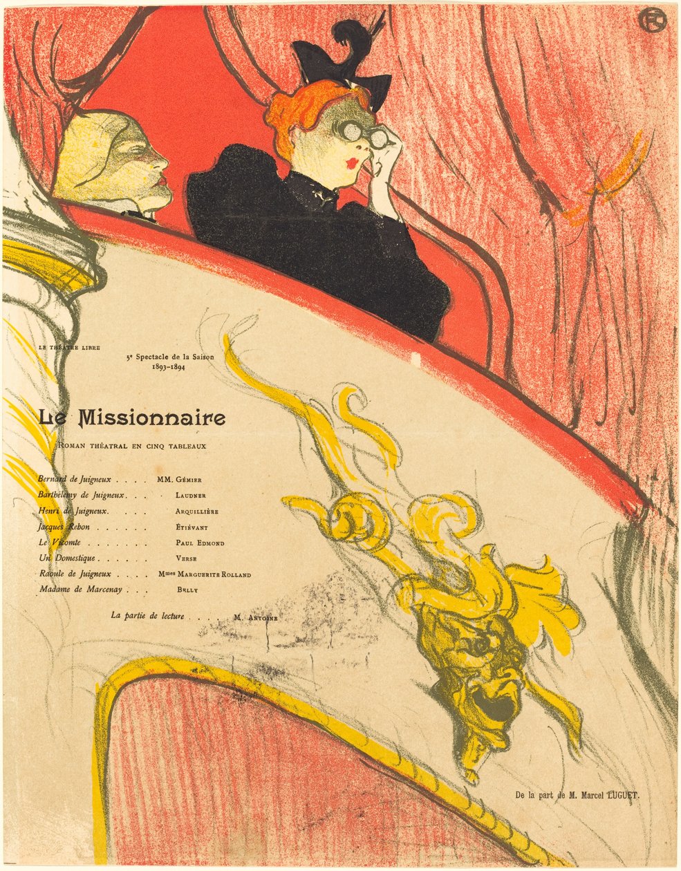 Misionář od Henri de Toulouse Lautrec